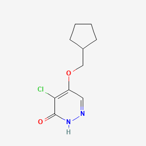 4-chloro-5-(cyclopentylmethoxy)pyridazin-3(2H)-one