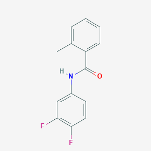 N-(3,4-difluorophenyl)-2-methylbenzamide