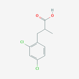 molecular formula C10H10Cl2O2 B3365038 3-(2,4-Dichlorophenyl)-2-methylpropanoic acid CAS No. 119411-79-9