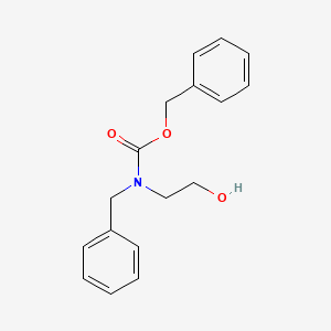 molecular formula C17H19NO3 B3365069 benzyl N-benzyl-N-(2-hydroxyethyl)carbamate CAS No. 120005-03-0