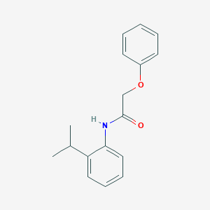 molecular formula C17H19NO2 B336508 N-(2-isopropylphenyl)-2-phenoxyacetamide 