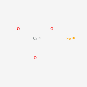 molecular formula CrFeO3 B3365173 Chromium iron oxide CAS No. 12068-77-8