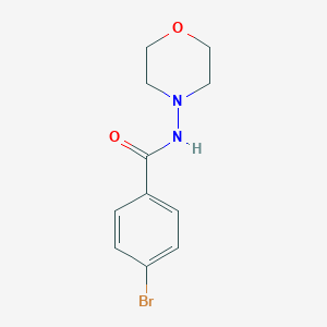 molecular formula C11H13BrN2O2 B336521 4-bromo-N-(4-morpholinyl)benzamide 
