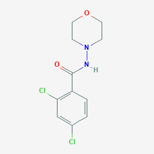 molecular formula C11H12Cl2N2O2 B336523 2,4-dichloro-N-(4-morpholinyl)benzamide 