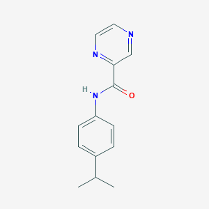 molecular formula C14H15N3O B336525 N-(4-isopropylphenyl)-2-pyrazinecarboxamide 