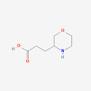 3-(Morpholin-3-yl)propanoic acid