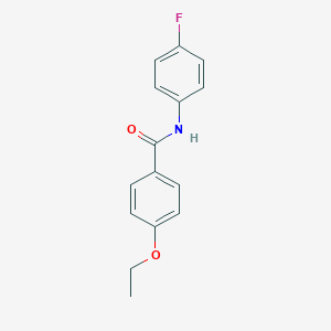 molecular formula C15H14FNO2 B336526 4-ethoxy-N-(4-fluorophenyl)benzamide 