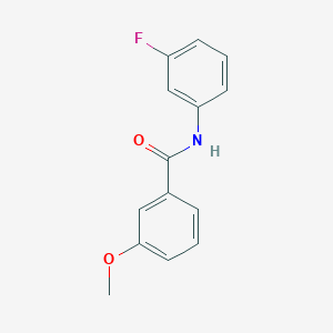 molecular formula C14H12FNO2 B336528 N-(3-fluorophenyl)-3-methoxybenzamide 