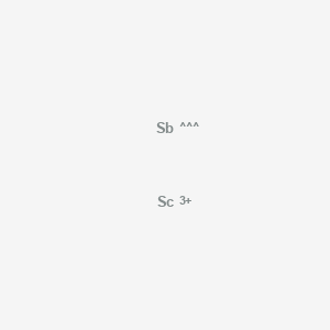 molecular formula SbSc+3 B3365297 Scandium antimonide CAS No. 12166-36-8