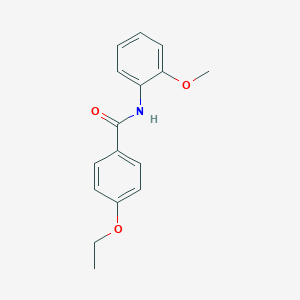 molecular formula C16H17NO3 B336530 4-ethoxy-N-(2-methoxyphenyl)benzamide 