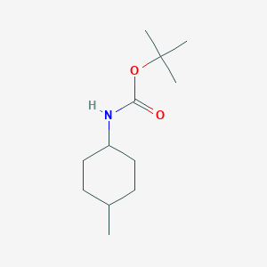 molecular formula C12H23NO2 B3365313 trans-(4-Methyl-cyclohexyl)-carbamic acid tert-butyl ester CAS No. 1217673-97-6