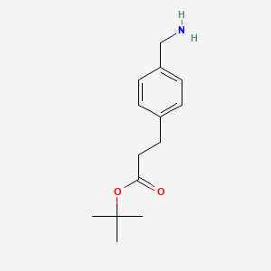 3-(4-Aminomethyl-phenyl)-propionic acid tert-butyl ester