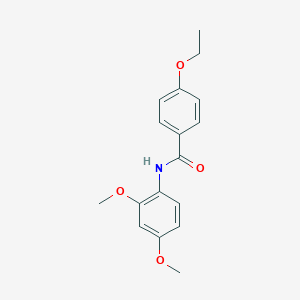 molecular formula C17H19NO4 B336535 N-(2,4-dimethoxyphenyl)-4-ethoxybenzamide 