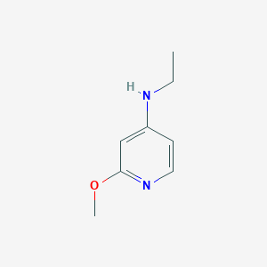 molecular formula C8H12N2O B3365362 Ethyl-(2-methoxy-pyridin-4-YL)-amine CAS No. 1220039-68-8
