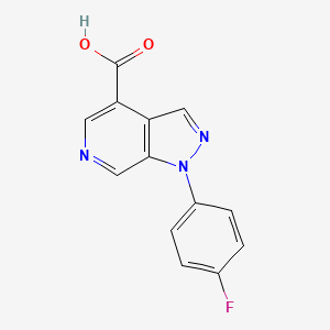 1-(4-Fluorophenyl)-1H-pyrazolo[3,4-c]pyridine-4-carboxylic acid