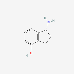 molecular formula C9H11NO B3365453 (R)-1-Amino-indan-4-OL CAS No. 1228561-05-4