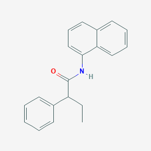 molecular formula C20H19NO B336546 N-(1-naphthyl)-2-phenylbutanamide 