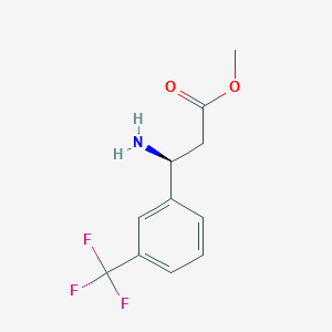 (S)-3-Amino-3-(3-trifluoromethyl-phenyl)-propionic acid methyl ester