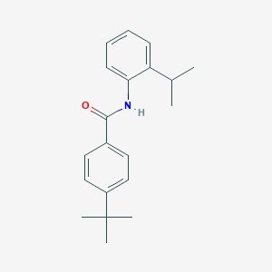 molecular formula C20H25NO B336547 4-tert-Butyl-N-(2-isopropyl-phenyl)-benzamide 