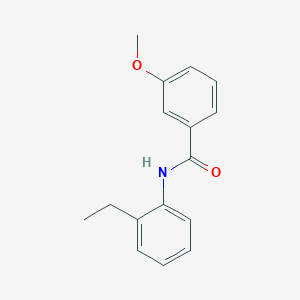 molecular formula C16H17NO2 B336548 N-(2-ethylphenyl)-3-methoxybenzamide 