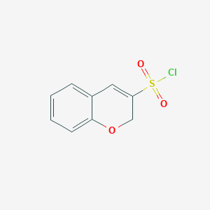 molecular formula C9H7ClO3S B3365492 2H-chromene-3-sulfonyl chloride CAS No. 1235441-16-3