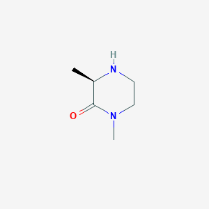 molecular formula C6H12N2O B3365508 (R)-1,3-Dimethyl-piperazin-2-one CAS No. 1240300-33-7