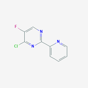 4-Chloro-5-fluoro-2-(pyridin-2-yl)pyrimidine