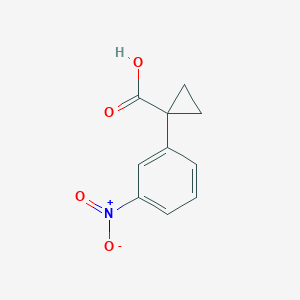 B3365557 1-(3-Nitrophenyl)cyclopropanecarboxylic acid CAS No. 124367-33-5