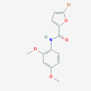 molecular formula C13H12BrNO4 B336556 5-bromo-N-(2,4-dimethoxyphenyl)furan-2-carboxamide 