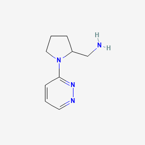 (1-(Pyridazin-3-yl)pyrrolidin-2-yl)methanamine