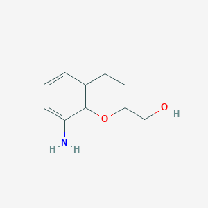 molecular formula C10H13NO2 B3365589 (8-Aminochroman-2-yl)methanol CAS No. 1248559-21-8