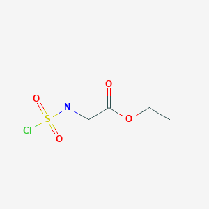 Ethyl 2-[(chlorosulfonyl)(methyl)amino]acetate