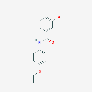 molecular formula C16H17NO3 B336560 N-(4-ethoxyphenyl)-3-methoxybenzamide 