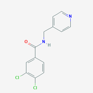 3,4-dichloro-N-(pyridin-4-ylmethyl)benzamide