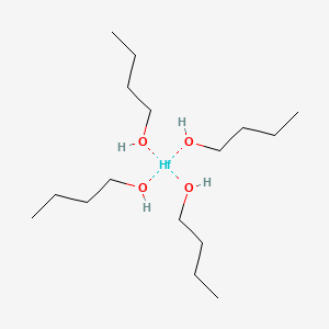 molecular formula C16H40HfO4 B3365642 Tetrabutoxyhafnium CAS No. 125211-21-4