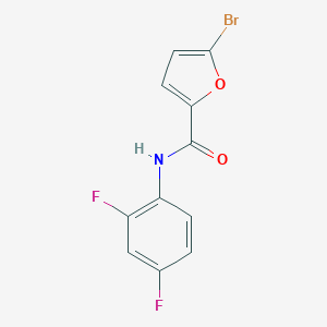 molecular formula C11H6BrF2NO2 B336565 5-bromo-N-(2,4-difluorophenyl)furan-2-carboxamide 