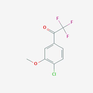 1-(4-Chloro-3-methoxyphenyl)-2,2,2-trifluoroethanone