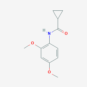 molecular formula C12H15NO3 B336567 N-(2,4-dimethoxyphenyl)cyclopropanecarboxamide 