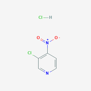 molecular formula C5H4Cl2N2O2 B3365682 3-Chloro-4-nitropyridine hydrochloride CAS No. 1257849-11-8
