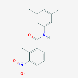 molecular formula C16H16N2O3 B336572 N-(3,5-dimethylphenyl)-2-methyl-3-nitrobenzamide 