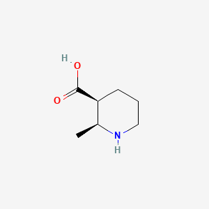 molecular formula C7H13NO2 B3365752 (2S,3S)-2-methylpiperidine-3-carboxylic acid CAS No. 1260606-59-4
