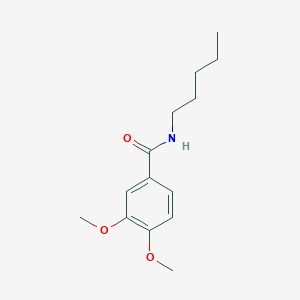 molecular formula C14H21NO3 B336576 3,4-dimethoxy-N-pentylbenzamide 