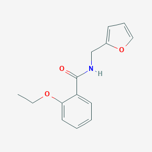 molecular formula C14H15NO3 B336578 2-ethoxy-N-(furan-2-ylmethyl)benzamide 