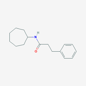 molecular formula C16H23NO B336579 N-cycloheptyl-3-phenylpropanamide 