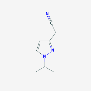 2-(1-Isopropyl-1H-pyrazol-3-yl)acetonitrile