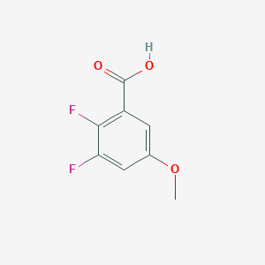 molecular formula C8H6F2O3 B3365820 2,3-Difluoro-5-methoxy-benzoic acid CAS No. 1262197-31-8