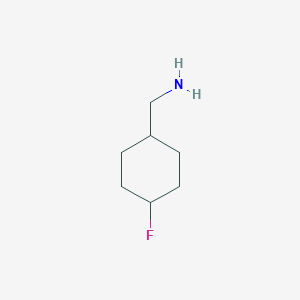 molecular formula C7H14FN B3365826 (4-Fluorocyclohexyl)methanamine CAS No. 1262410-09-2