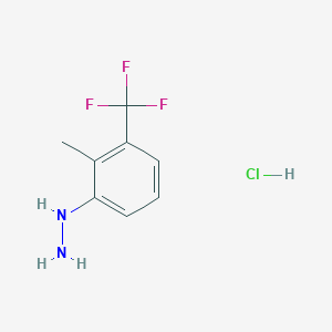 (2-Methyl-3-(trifluoromethyl)phenyl)hydrazine hydrochloride