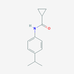 molecular formula C13H17NO B336586 N-(4-isopropylphenyl)cyclopropanecarboxamide 