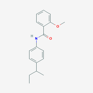 molecular formula C18H21NO2 B336587 N-[4-(butan-2-yl)phenyl]-2-methoxybenzamide 